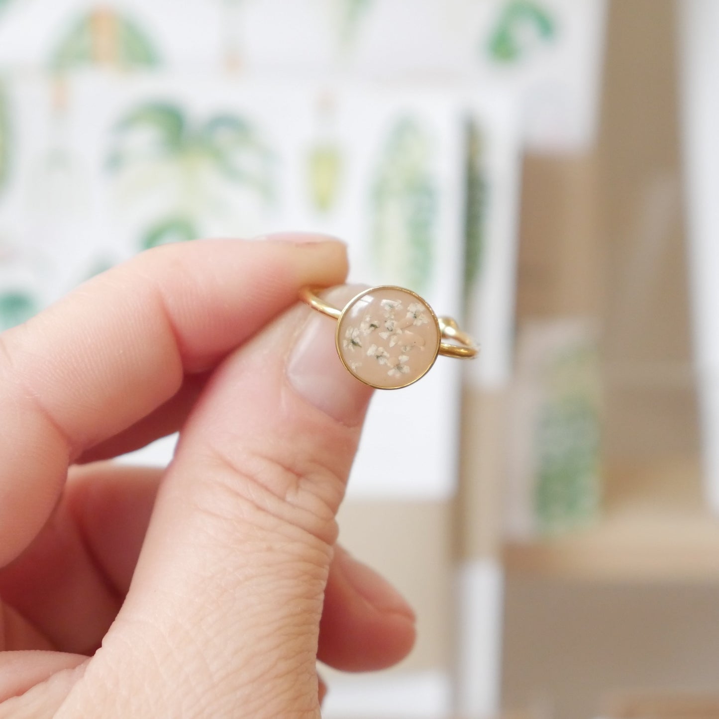 Bague automne - moyen rond (ajustable) - Velora