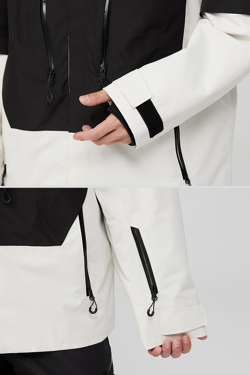 Brick Unisex Snowboard Jacket - Velora