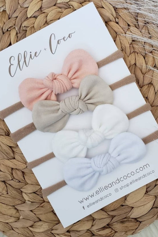 Round Knot Bows | Over 25 Colours Available - Velora