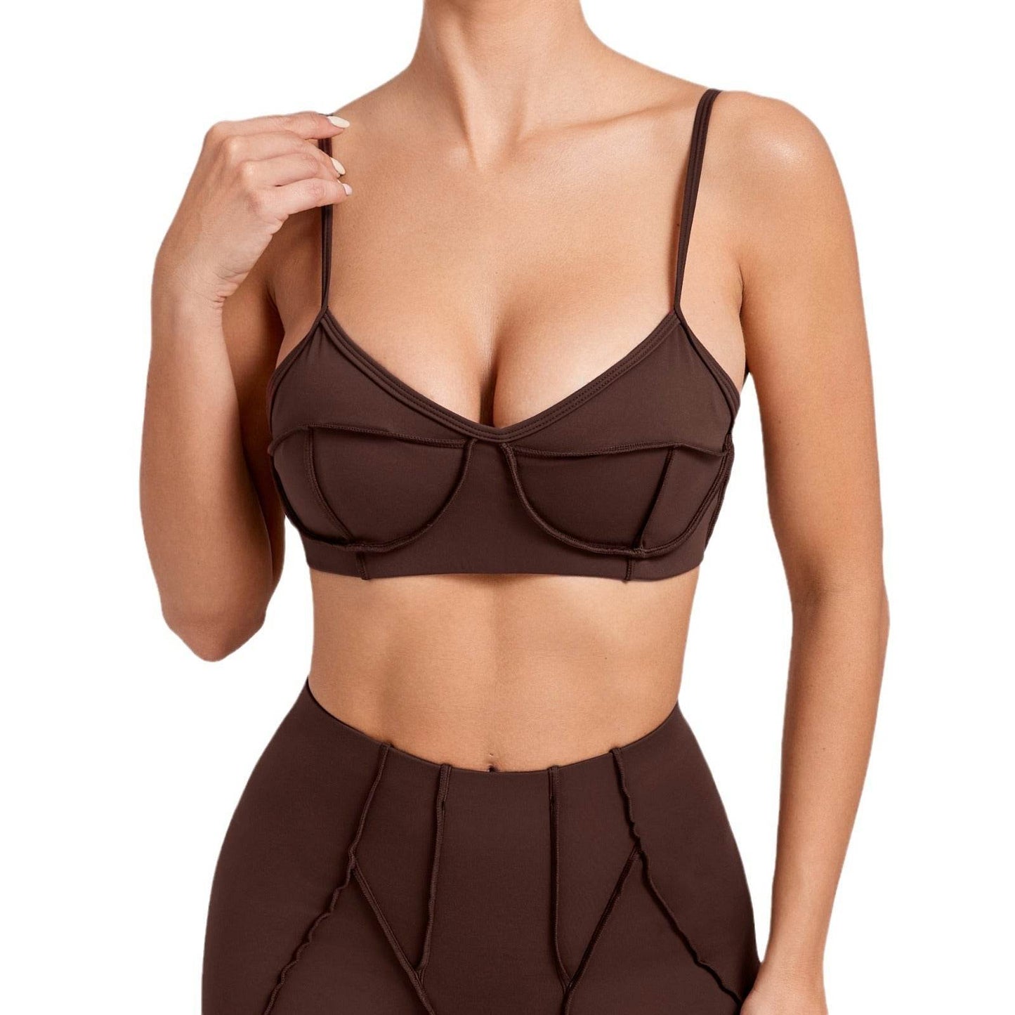 High support sports Workout bra Top for Gym Yoga Exercise - Velora