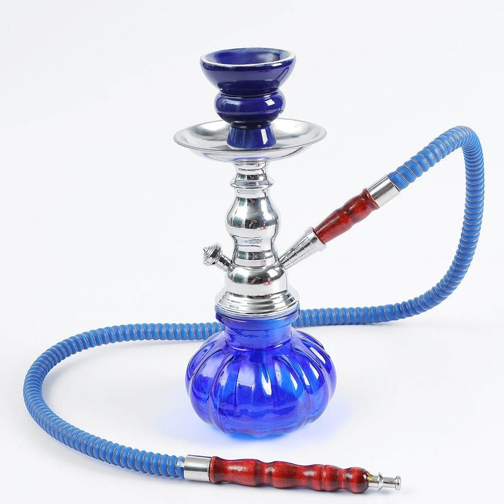 Small Size Iron Single And Double Pipe Hookah Suit - Velora