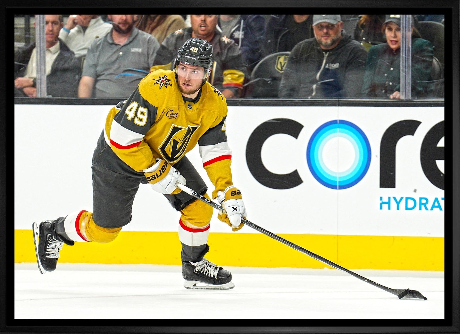 Ivan Barbashev 20x29 Framed Canvas Vegas Golden Knights Frameworth Sports Marketing