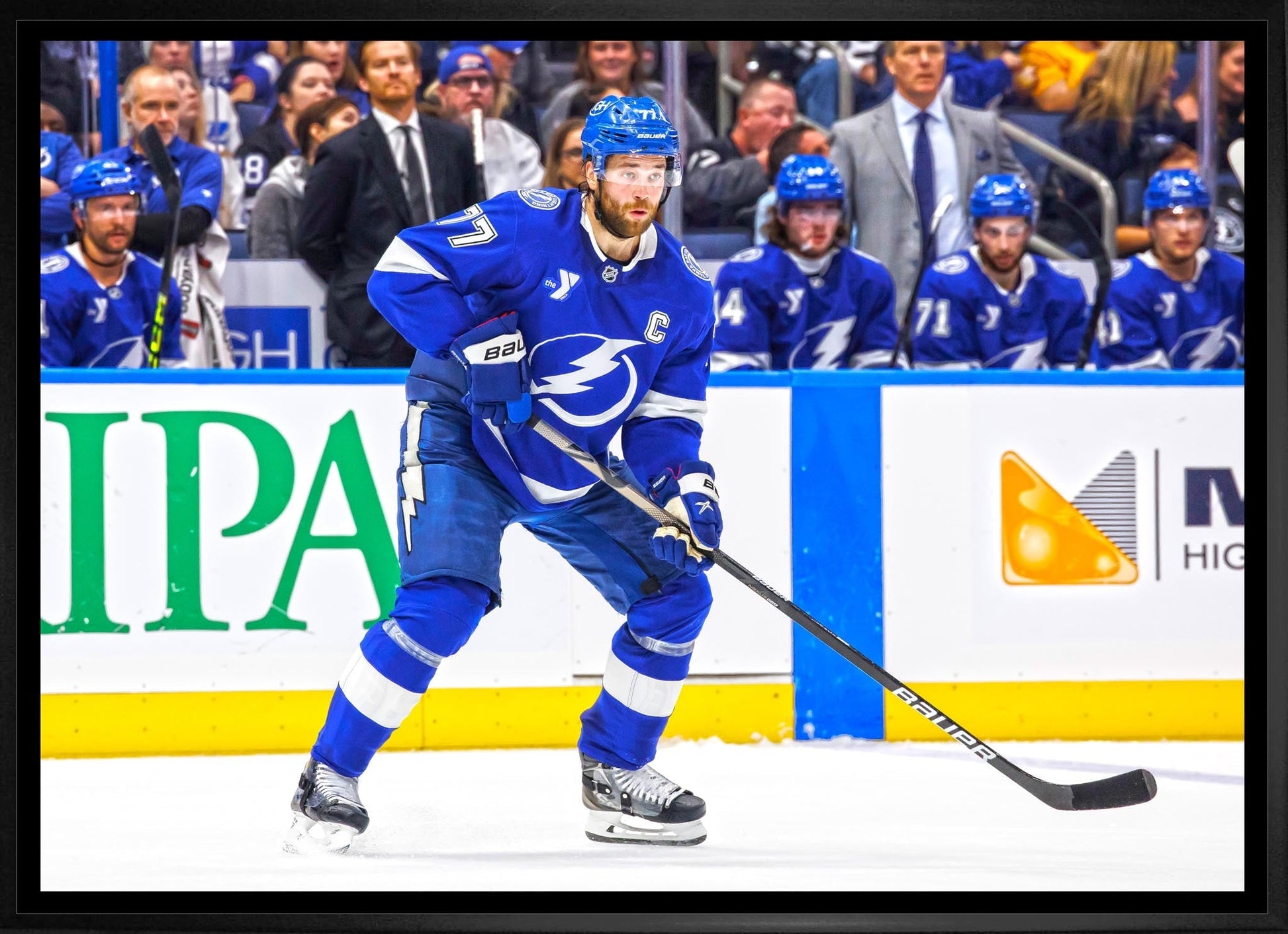 Victor Hedman 20x29 Framed Canvas Tampa Bay Lightning Frameworth Sports Marketing