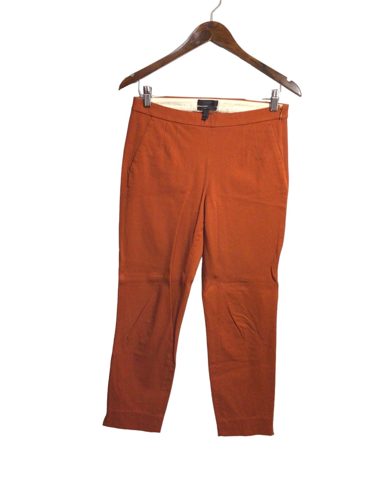 J. CREW Women Work Pants Regular fit in Orange - 4 - Velora