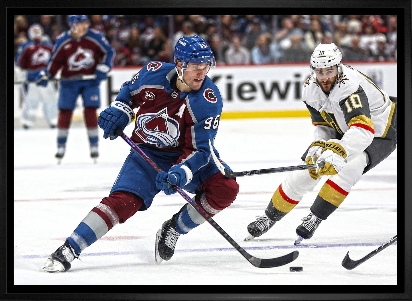 Mikko Rantanen 20x29 Framed Canvas Colorado Avalanche Frameworth Sports Marketing