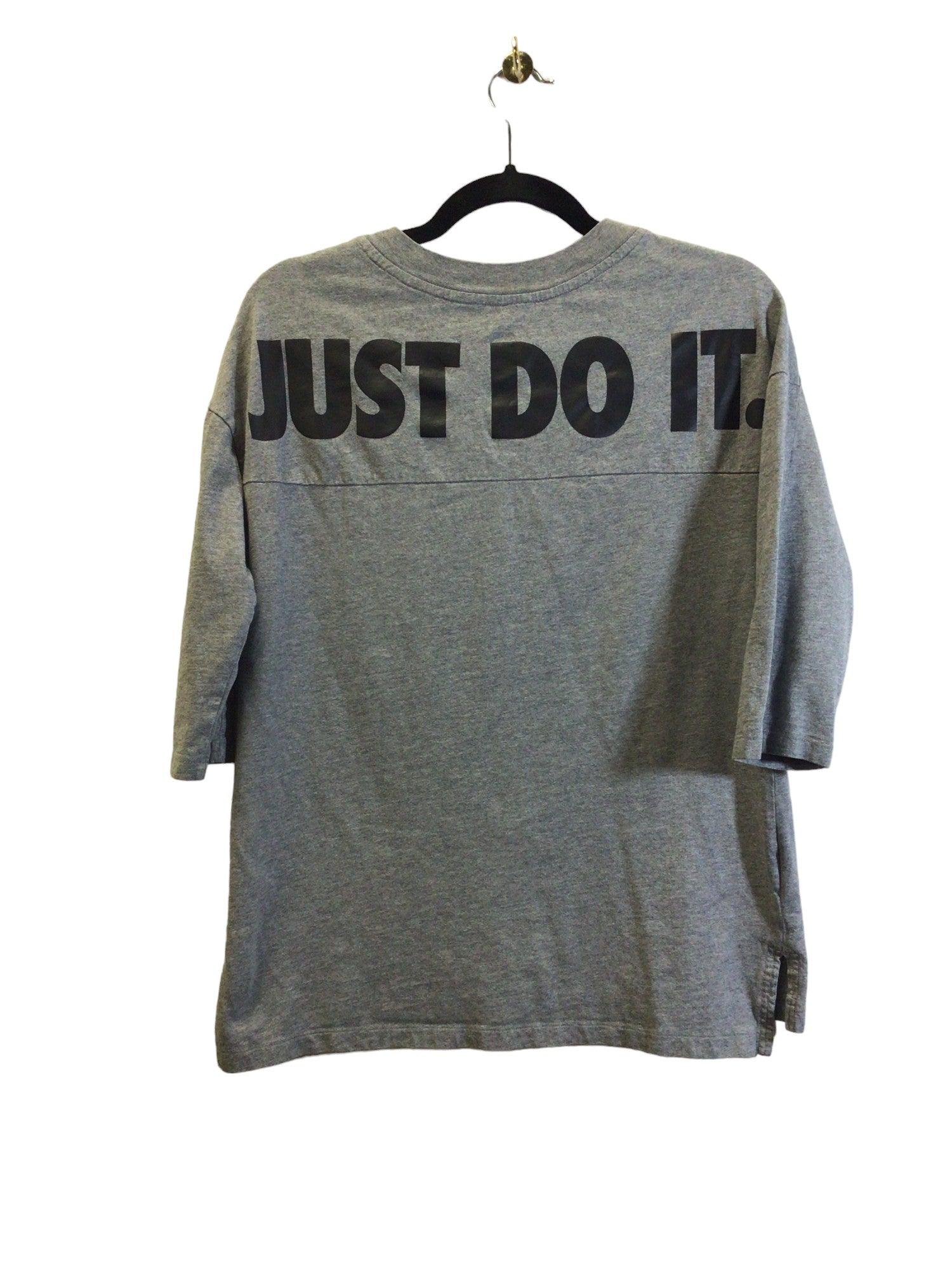 NIKE Women T-Shirts Regular fit in Gray - S - Velora