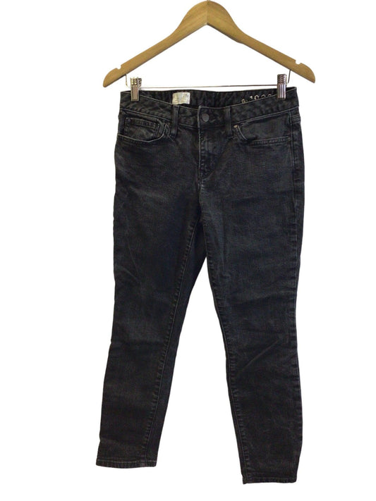 GAP Women Straight-Legged Jeans Regular fit in Black - 28 - Velora
