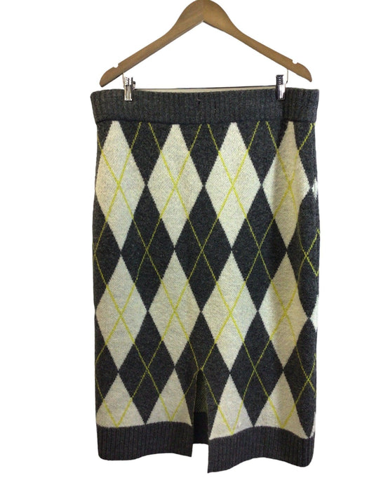 H&M Women Casual Skirts Regular fit in Gray - XL - Velora