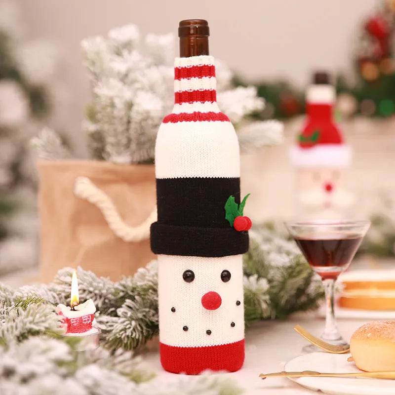 Christmas Decorations Christmas Wine Bottle Socks - Velora