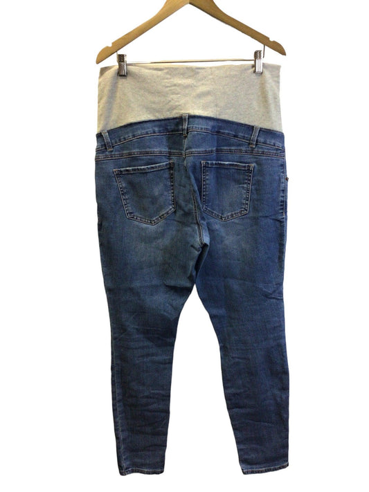 THYME MATERNITY Women Straight-Legged Jeans Regular fit in Blue - L - Velora