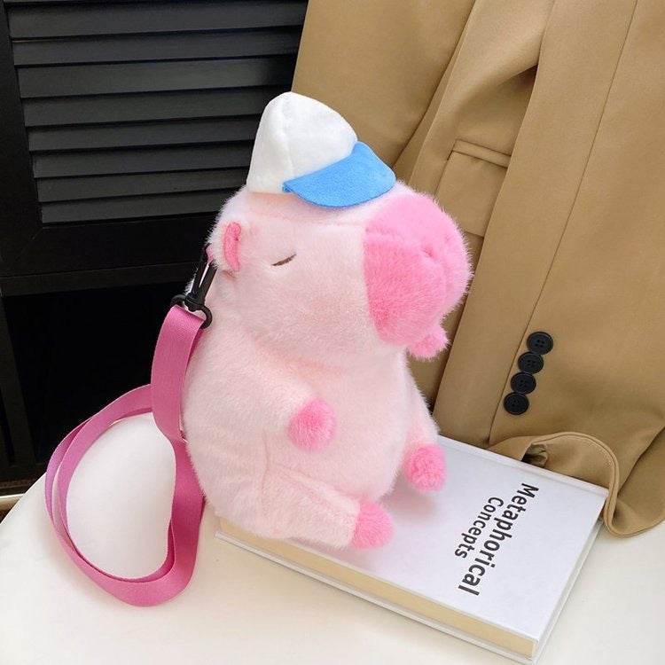 Cute Capybara Doll Bag Girl Student Backpack - Velora