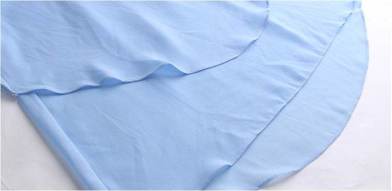 New Spring Summer Women Chiffon Loose Blouse top O-Neck Short sleeve Plus size - Velora