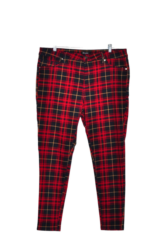 SUKO JEANS Women Work Pants Regular fit in Red - 16 - Velora