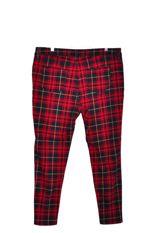 SUKO JEANS Women Work Pants Regular fit in Red - 16 - Velora