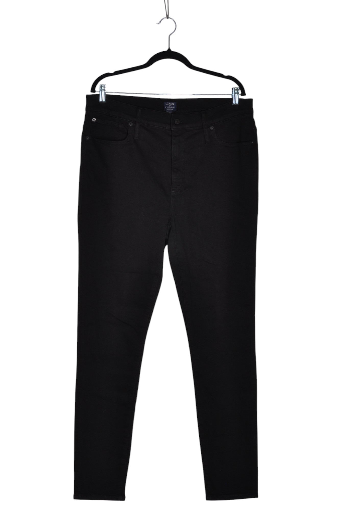 J. CREW Women Work Pants Regular fit in Black - 33 - Velora