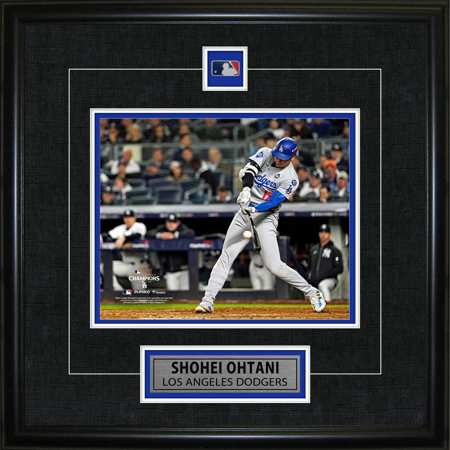 Shohei Ohtani Framed Pin & Plate Dodgers GM 4 WS Frameworth Sports Marketing