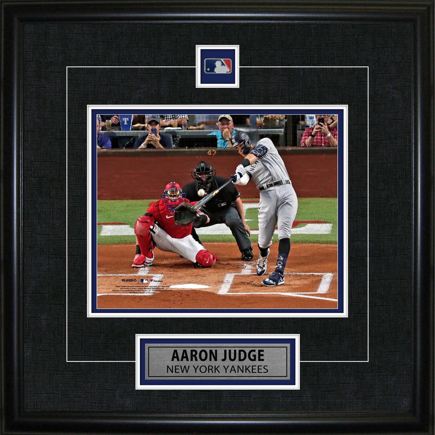 Aaron Judge Framed Pin & Plate Yankees Frameworth Sports Marketing