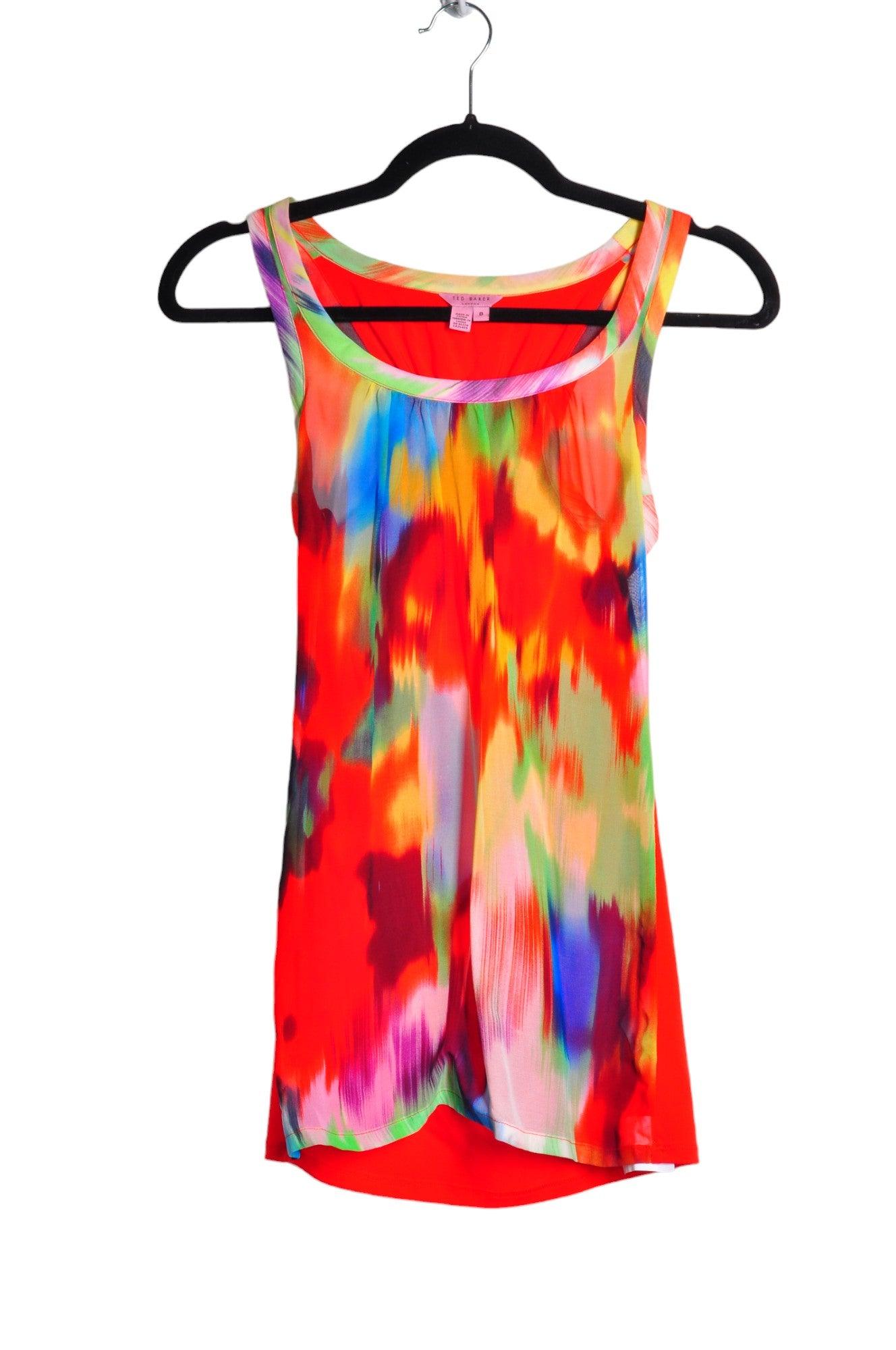 TED BAKER Women Tank Tops Regular fit in Orange - 0 - Velora