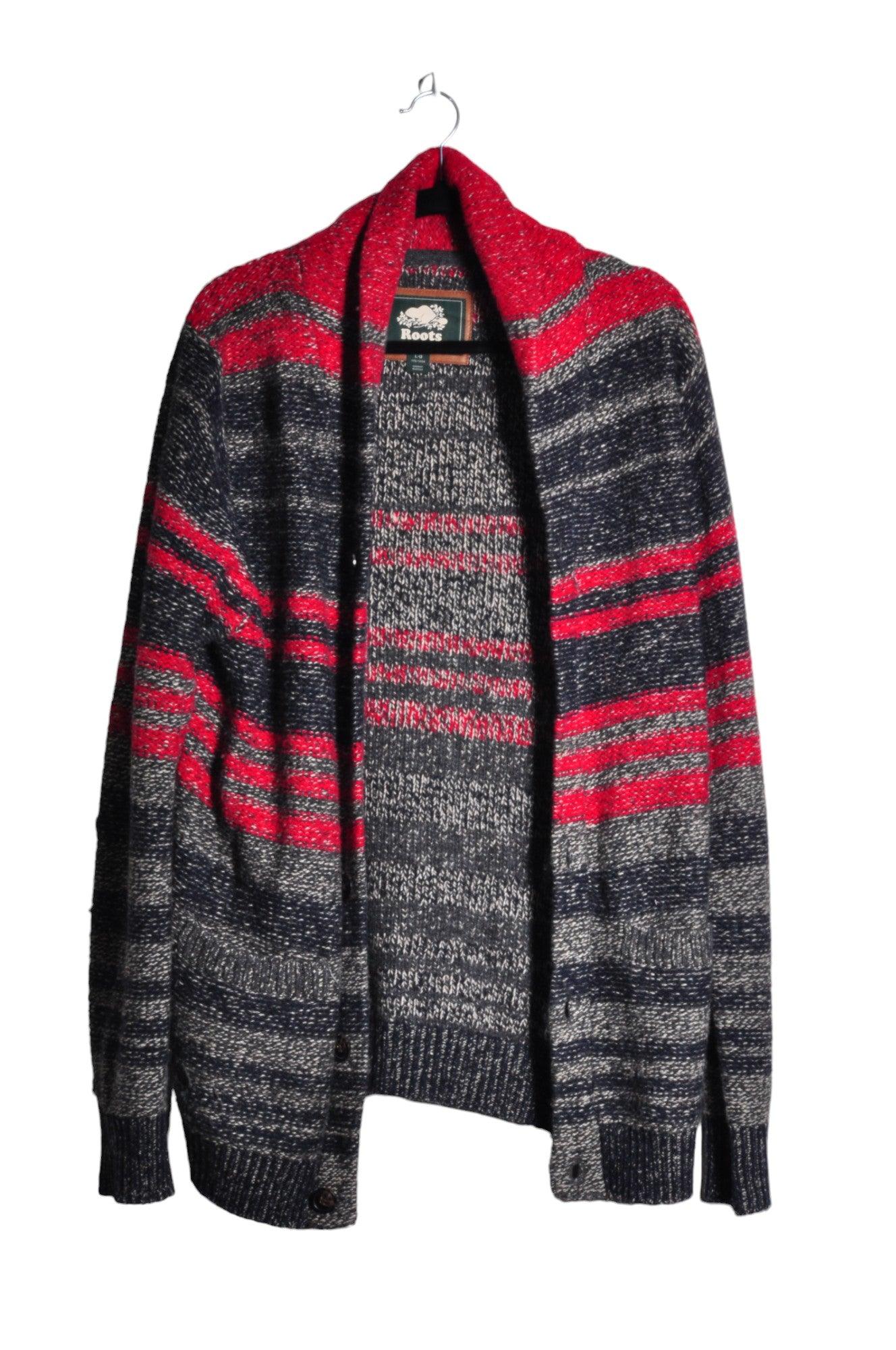 ROOTS Men Cardigans Regular fit in Black - L - Velora