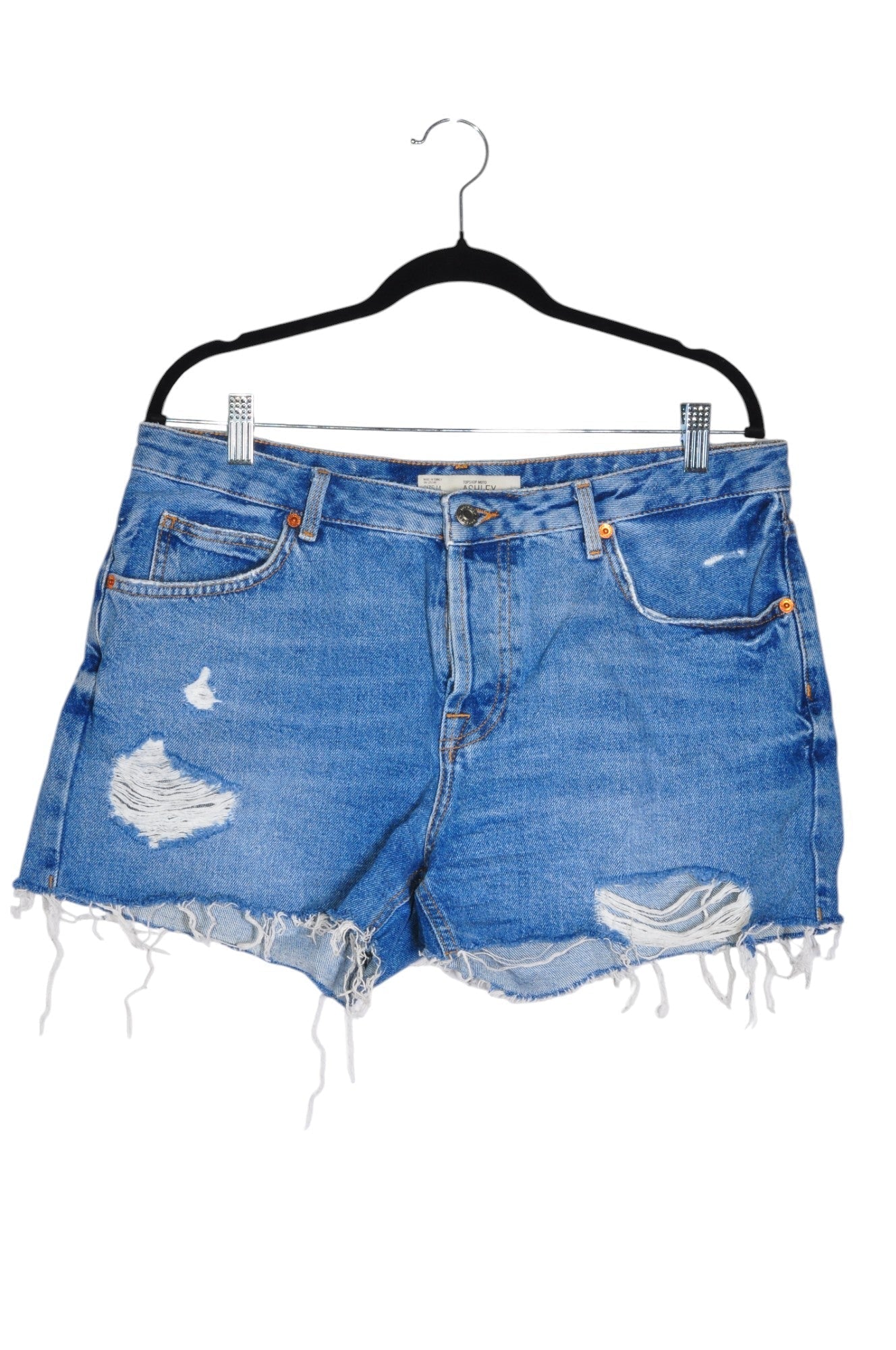 ASHLEY Women Denim Shorts Regular fit in Blue - 14 - Velora