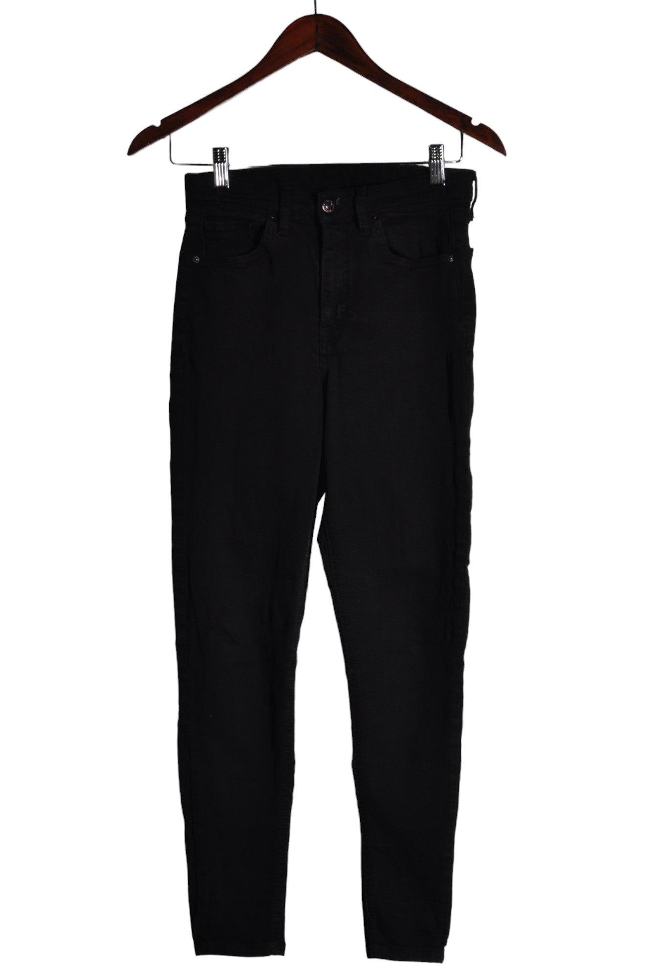 UNBRANDED Women Straight-Legged Jeans Regular fit in Black - 28x30 - Velora