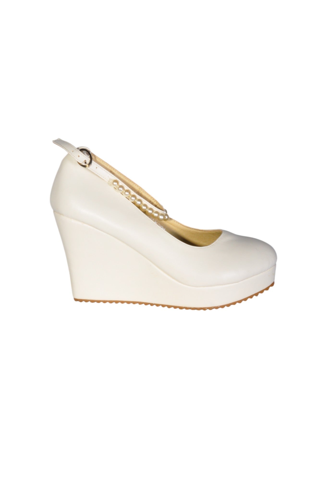 GET MORE BEAUTY Women Heels Regular fit in White - 38 - Velora