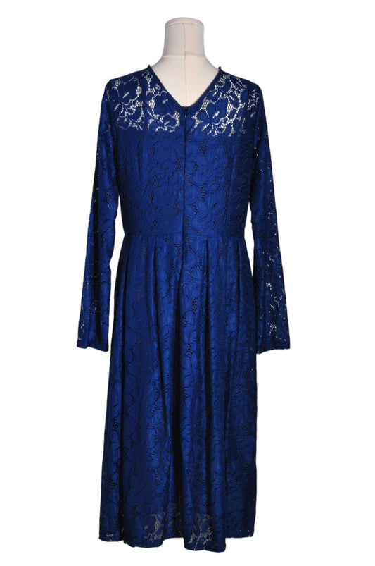 UNBRANDED Women A-Line Dresses Regular fit in Blue - XL - Velora