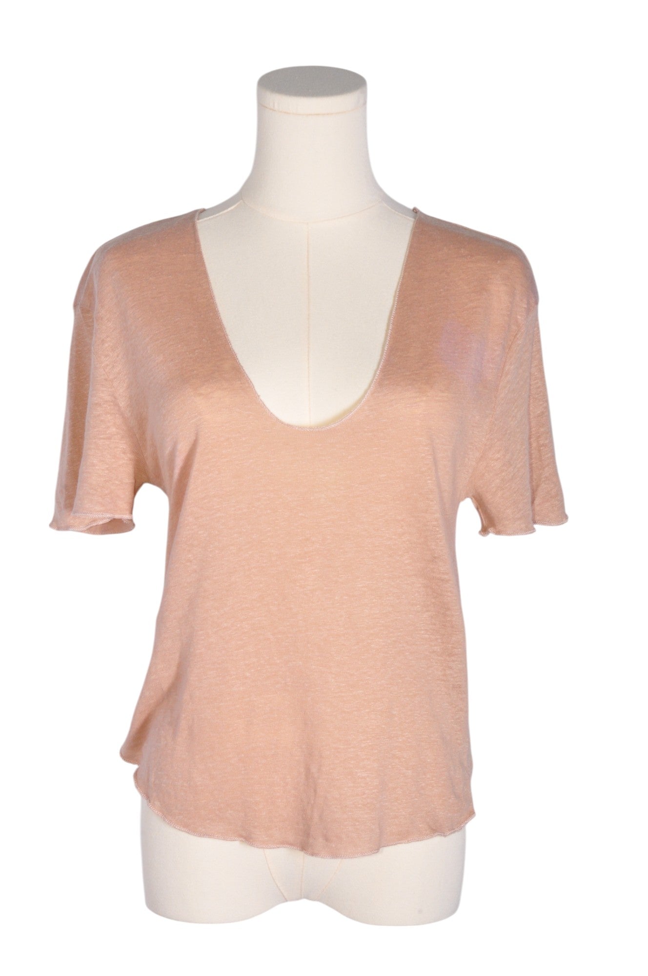 ZARA Women T-Shirts Regular fit in Pink - S - Velora
