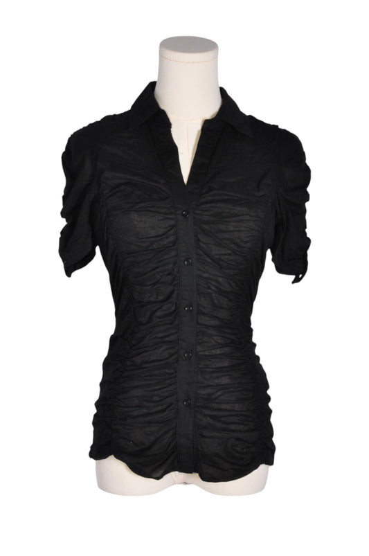 CHATEAU Women Button Down Tops Regular fit in Black - XS - Velora