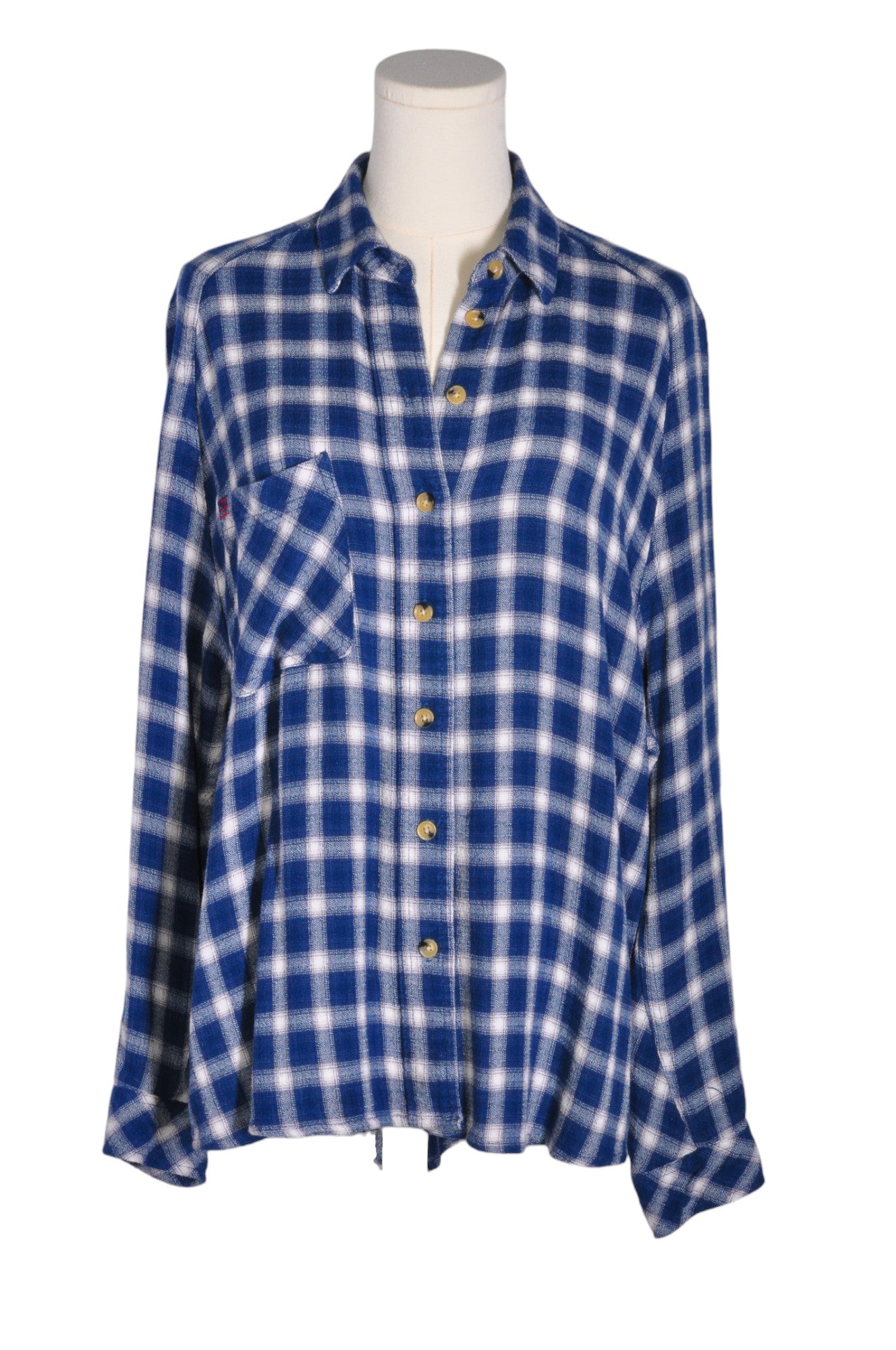 BDG Women Button Down Tops Regular fit in Blue - S - Velora