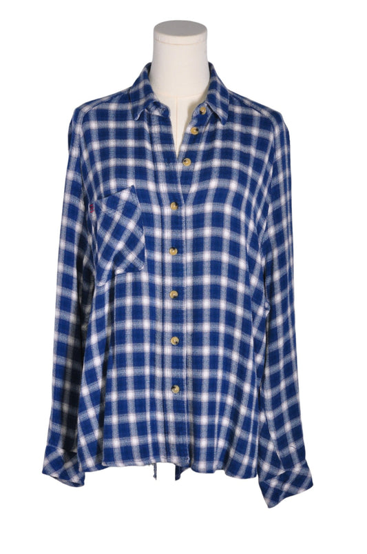 BDG Women Button Down Tops Regular fit in Blue - S - Velora