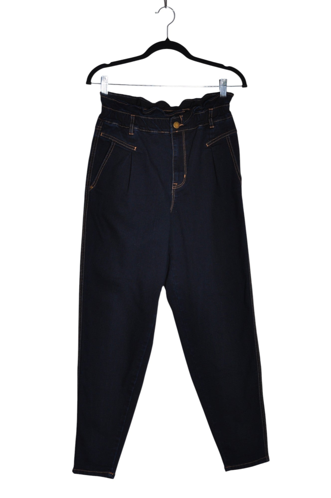 VINTAGE AMERICA Women High-Waisted Jeans Regular fit in Black - 8 - Velora