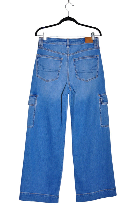 AMERICAN EAGLE Women Wide Legs Jeans Regular fit in Blue - 6 - Velora
