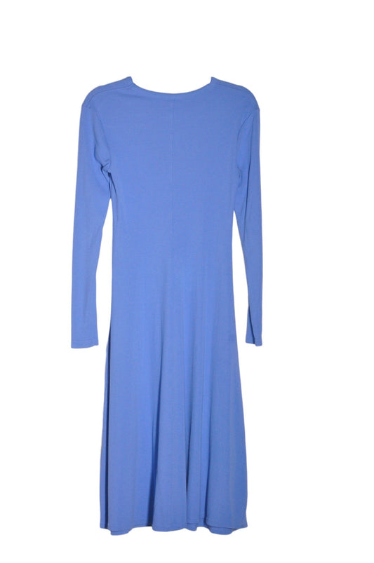 UNIQLO Women Midi Dresses Regular fit in Blue - XS - Velora