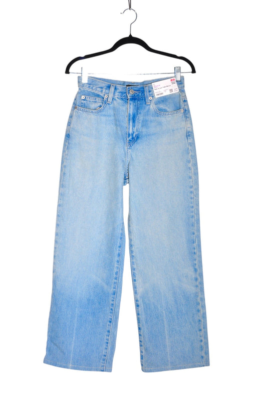UNIQLO Women Straight-Legged Jeans Regular fit in Blue - 23 - Velora