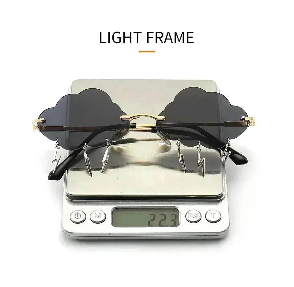 Fashion Trend Cloud Chain Polarized Sunglasses for Women - Velora