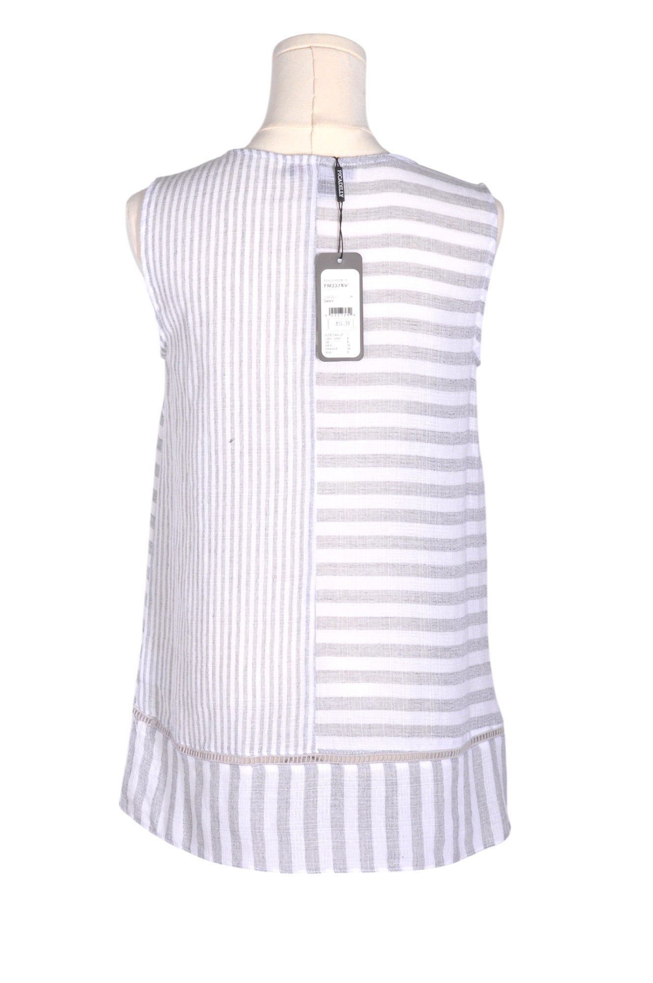 PICADILLY Women Tank Tops Regular fit in Gray - 4 - Velora