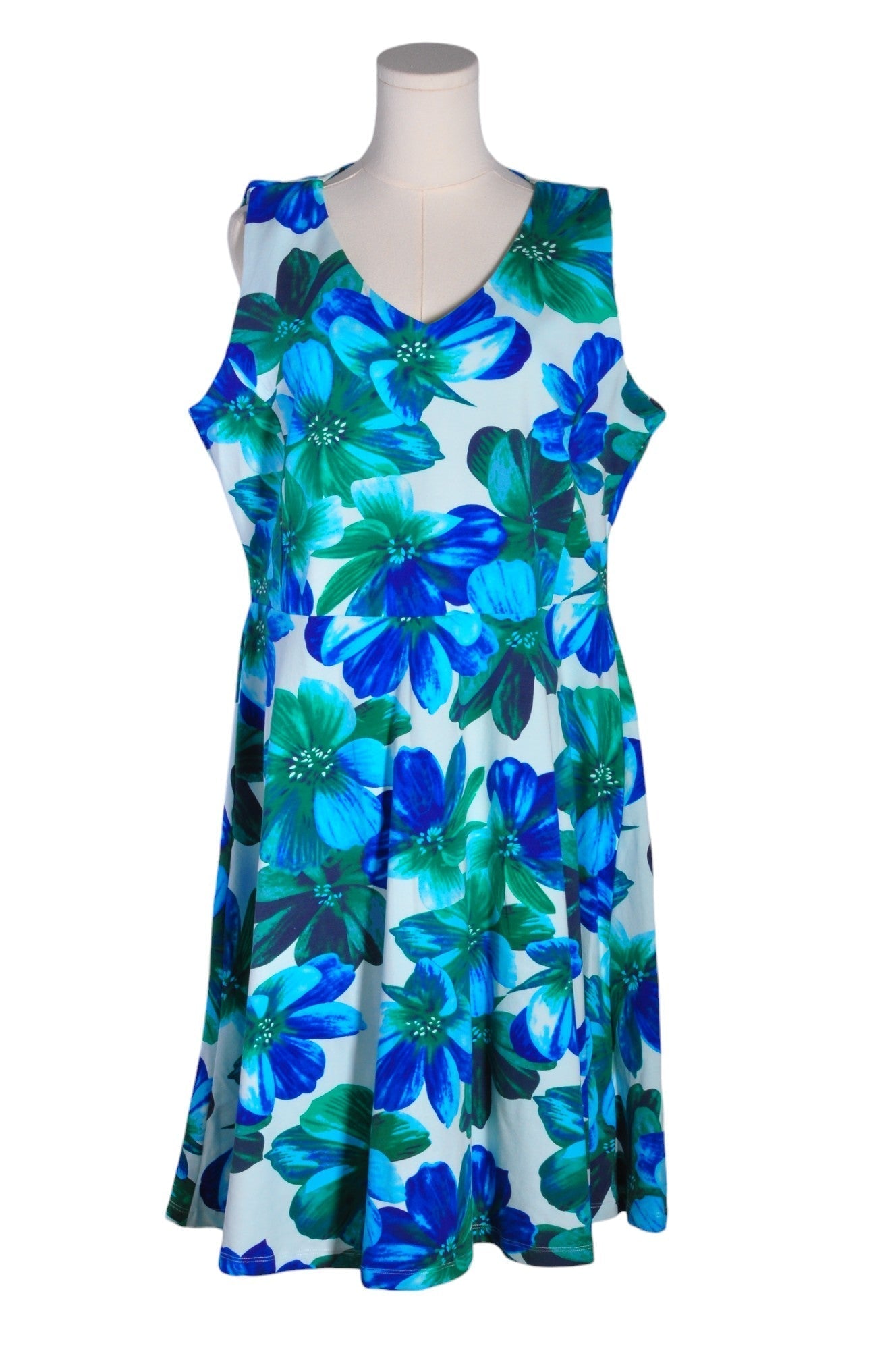 SMASHED LEMON Women A-Line Dresses Regular fit in Blue - 16 - Velora