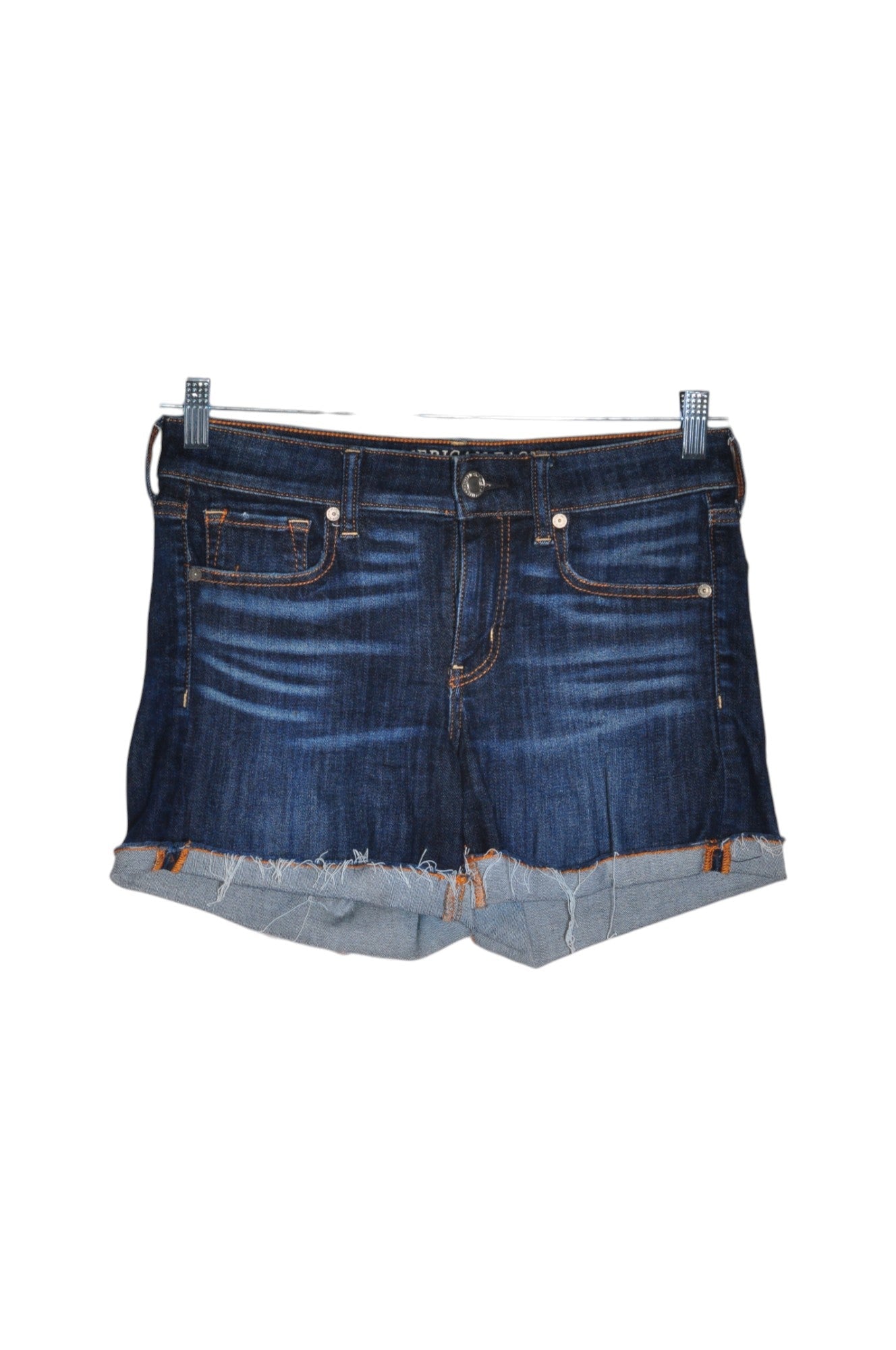 AMERICAN EAGLE Women Denim Shorts Regular fit in Blue - 6 - Velora