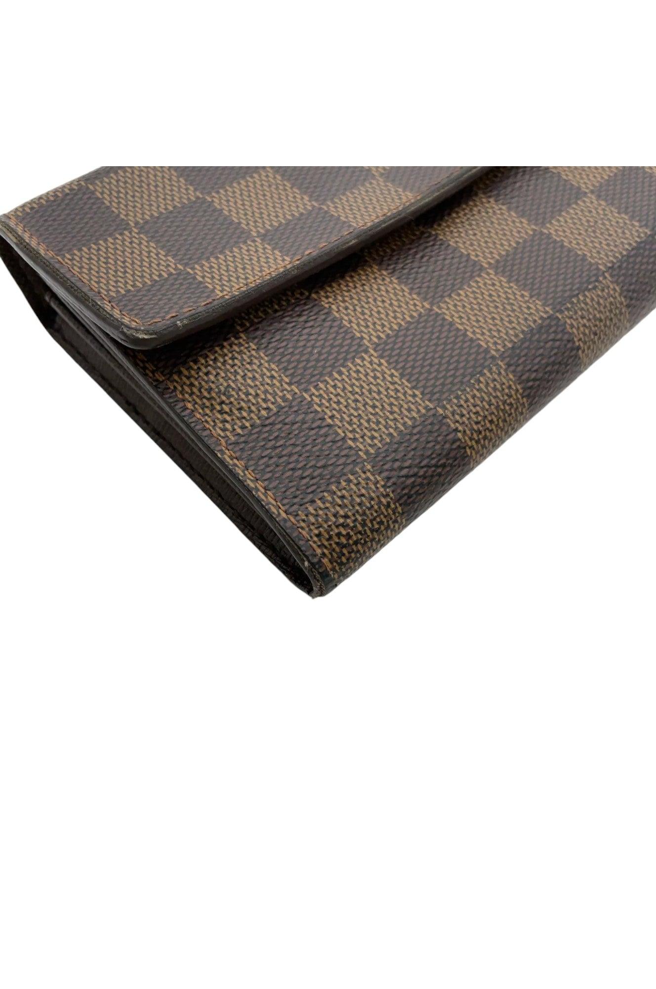 Louis vuitton Damier Ebene Pochette Porte Monnaie Carte - Velora