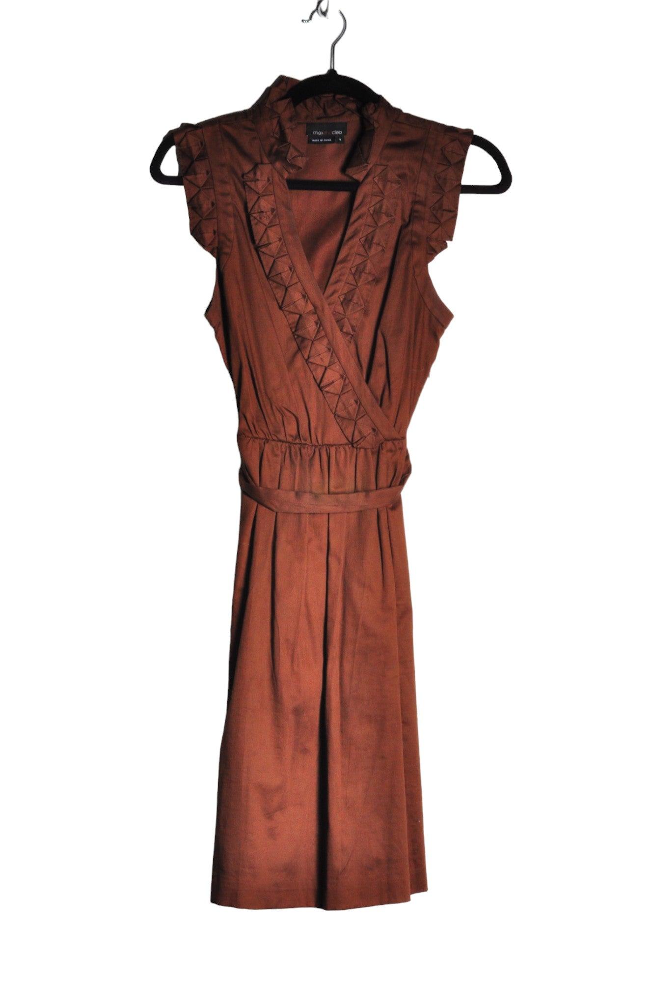 MAX AND CLEO Women Wrap Dresses Regular fit in Brown - 6 - Velora