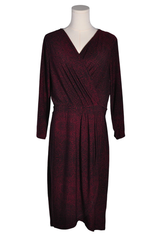 GEORGE Women Wrap Dresses Regular fit in Red - L - Velora