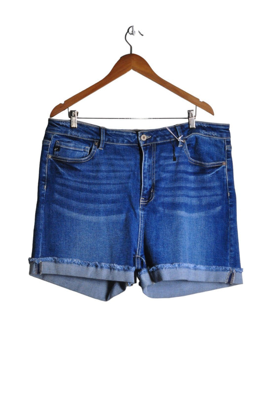 KANCAN Women Denim Shorts Regular fit in Blue - XL, 3XL - Velora
