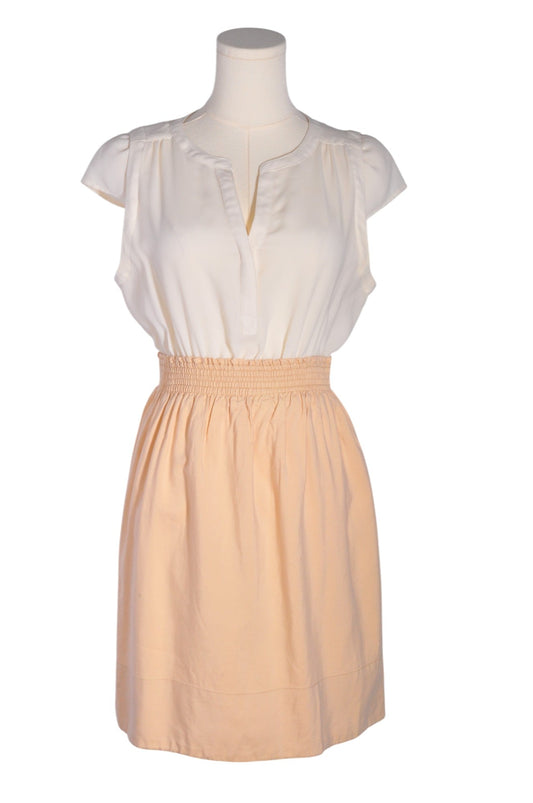 ZARA Women Midi Dresses Regular fit in Beige - M - Velora