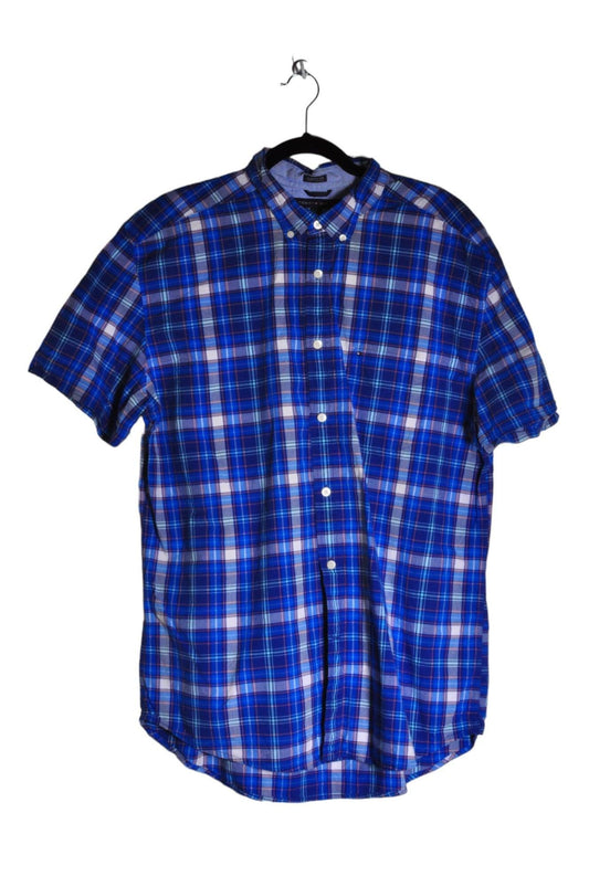 TOMMY HILFIGER Men Button Down Tops Regular fit in Blue - XL - Velora