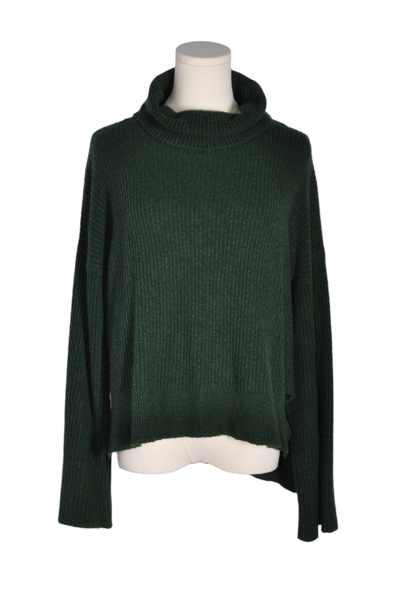 MONK & LOU Women Turtleneck Tops Regular fit in Green - M - Velora