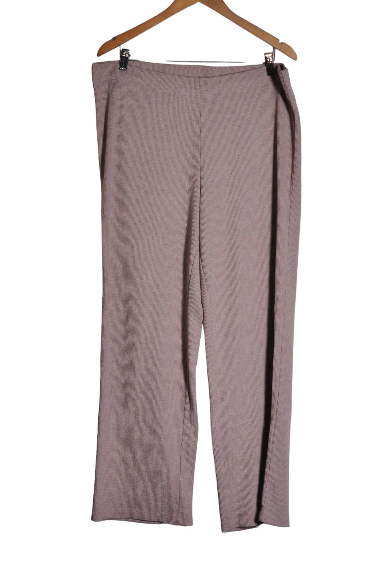 H&M Women Work Pants Regular fit in Gray - XL - Velora