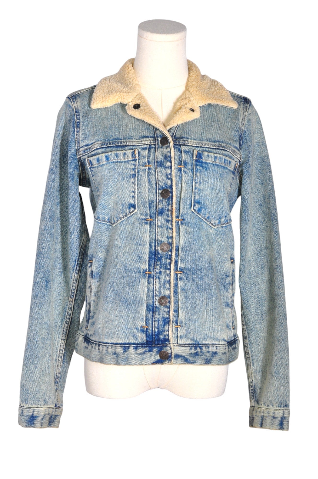 GAP Women Denim Jackets Regular fit in Blue - S - Velora