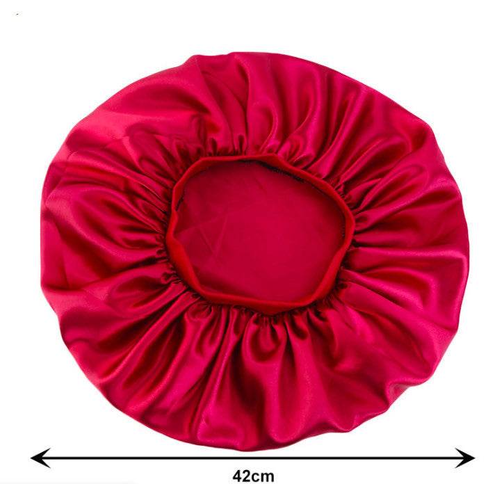 Beauty print Satin Silk Hair Bonnet for sleeping - Velora