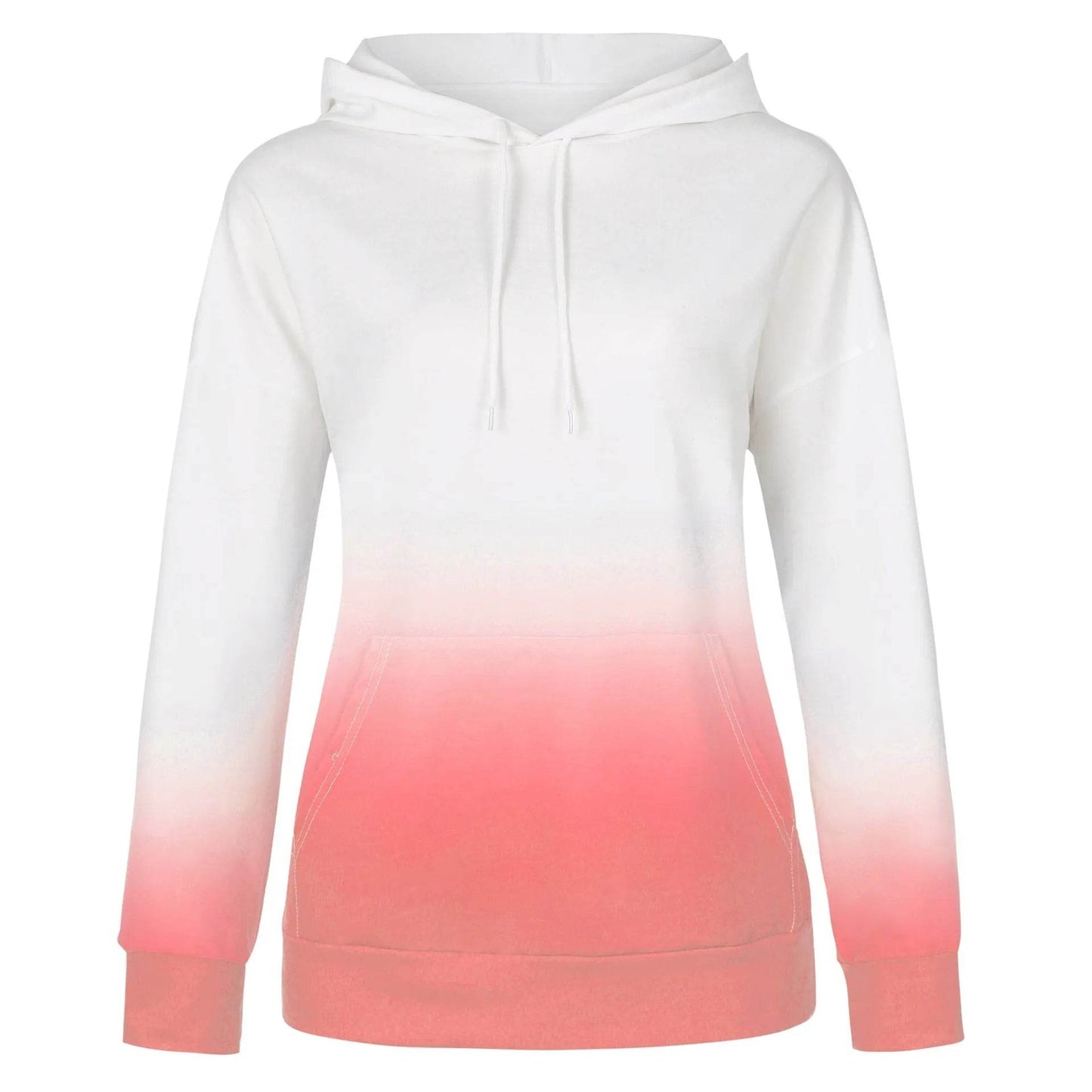 Women Tie-dye print hooded long sleeves - Velora